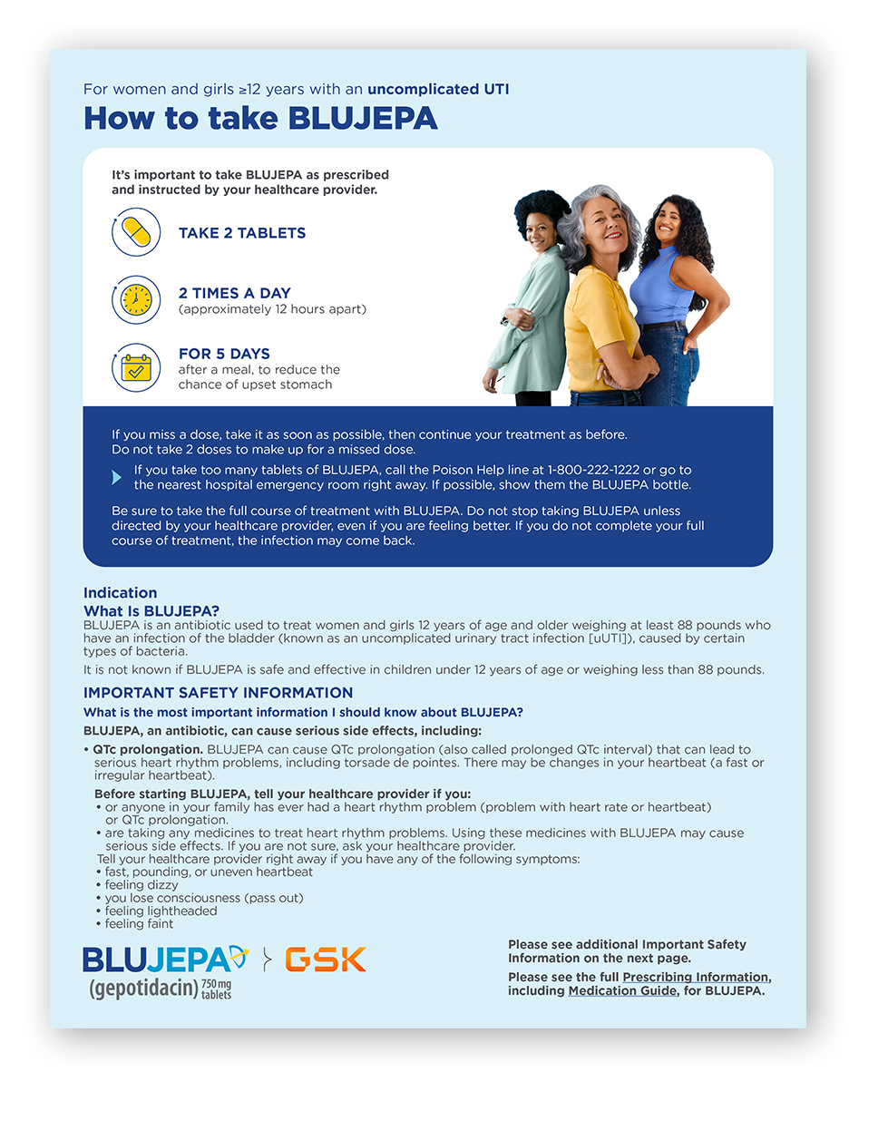 How to take BLUJEPA brochure image